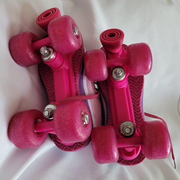 Vtg Barbie Sparkle Wheels Roller Skates Youth SZ 2 - Picture 8 of 15